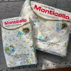 VINTAGE NEW IN PACKAGE- Cannon Monticello Floral Bedding Set